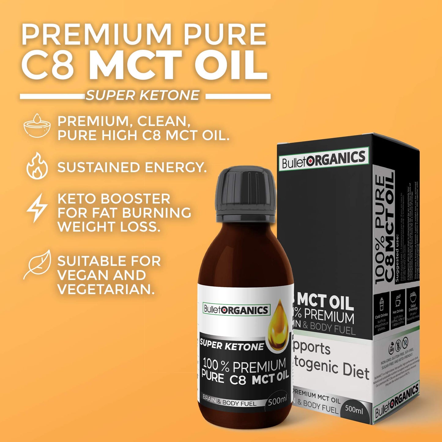Pure C8 MCT Oil – 500ml