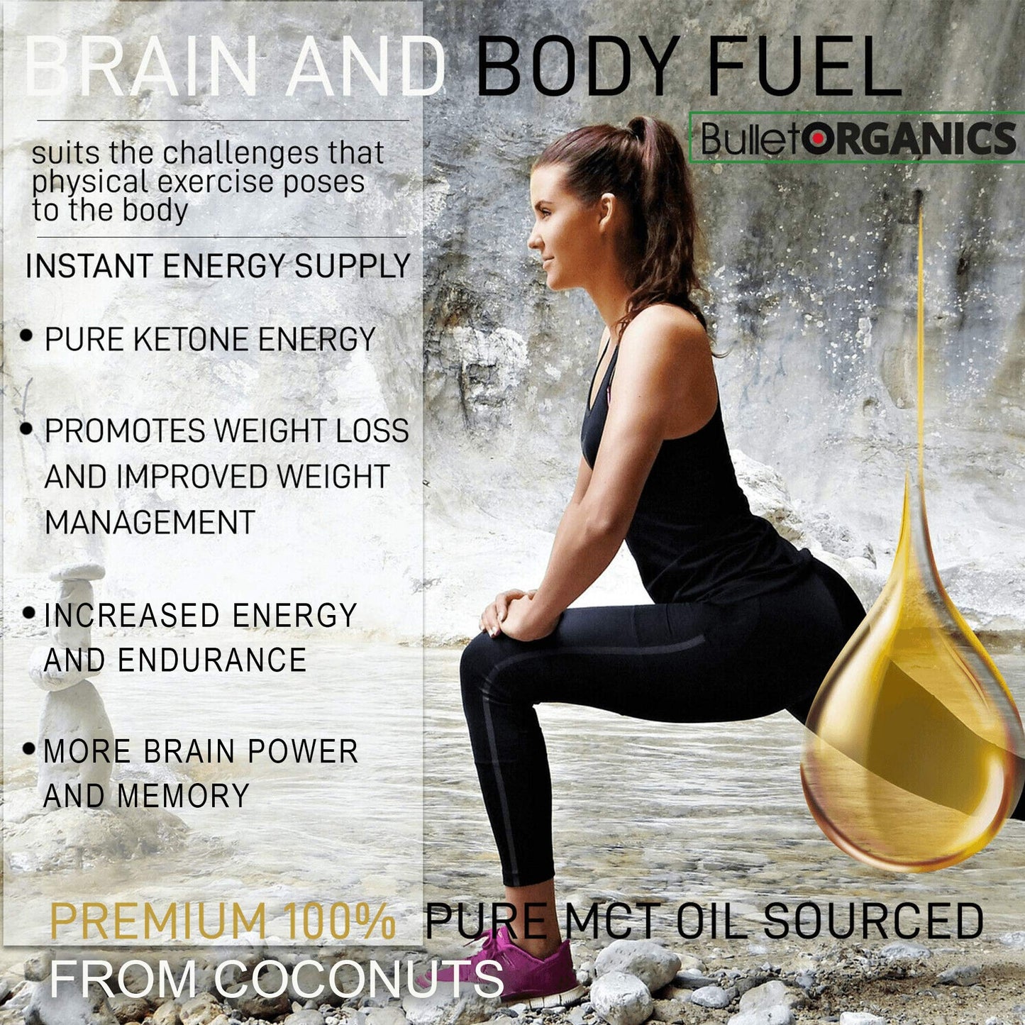 Pure C8 MCT Oil – 500ml
