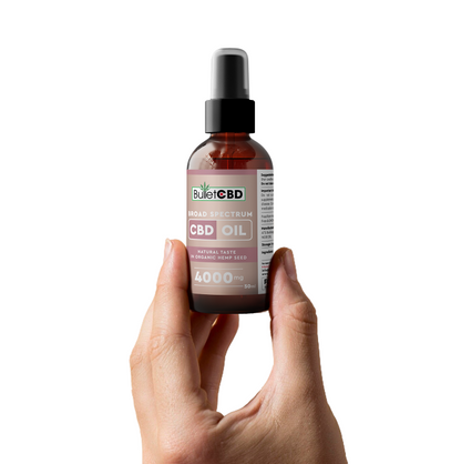 4000mg Broad-Spectrum CBD Oil Spray – 50ml by BulletCBD — 4000mg broad view 8