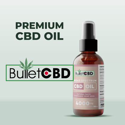 4000mg Broad-Spectrum CBD Oil Spray – 50ml by BulletCBD — 4000mg broad view 3