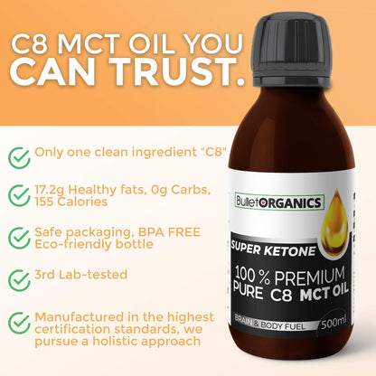 Pure C8 MCT Oil – 500ml