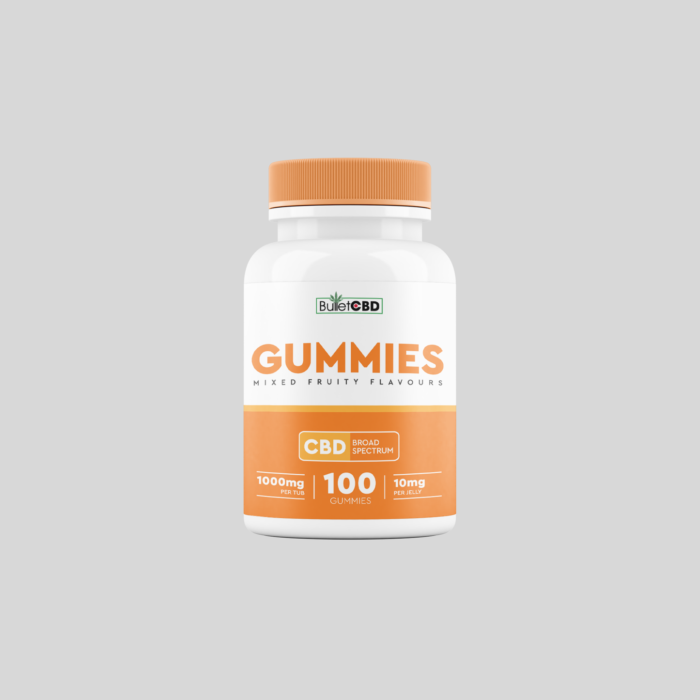 1000mg CBD Fruit Gummies Broad Spectrum