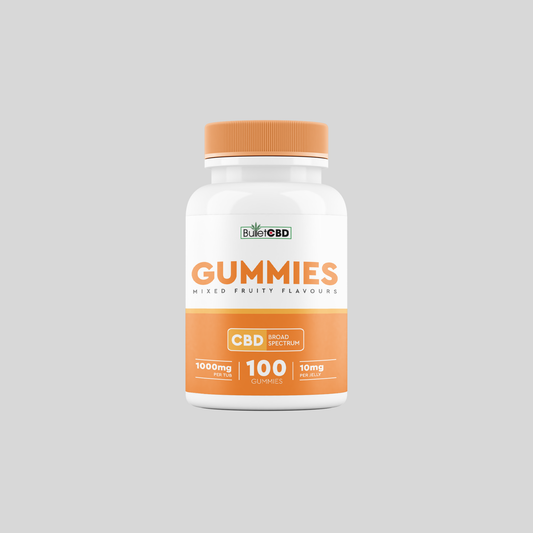 1000mg CBD Fruit Gummies Broad Spectrum