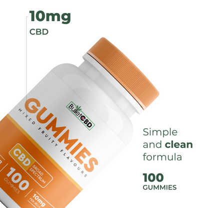 1000mg CBD Gummies – 100 Pack